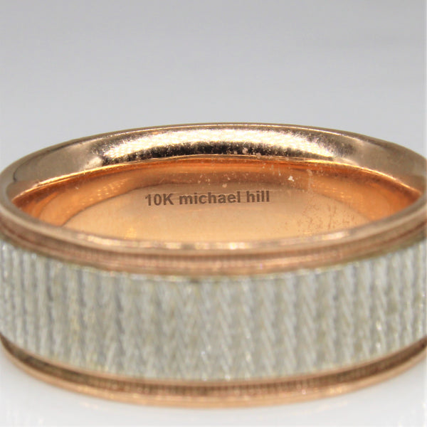 Michael Hill' Two Tone Patterned Ring | SZ 10 |