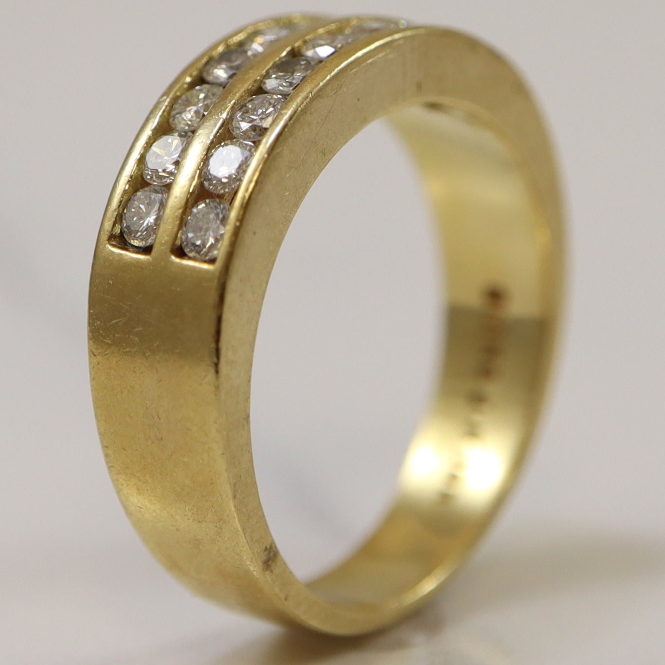 Double Row Diamond Ring | 0.48ctw | SZ 6.5 |
