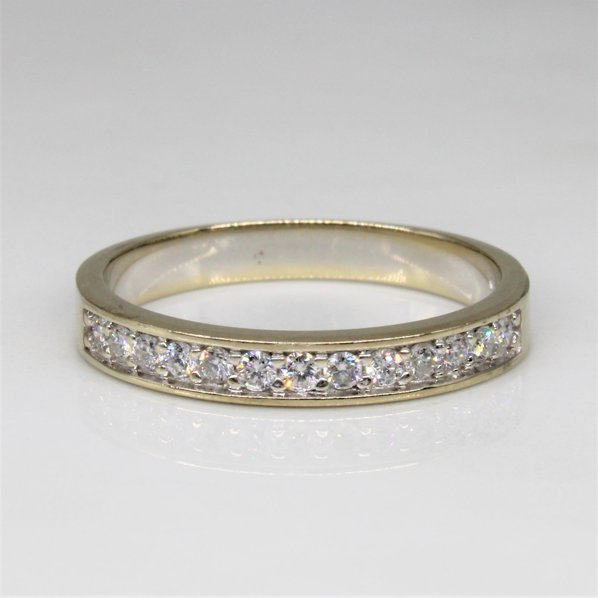 Channel Set Semi Eternity Band | 0.20ctw | SZ 6.75 |