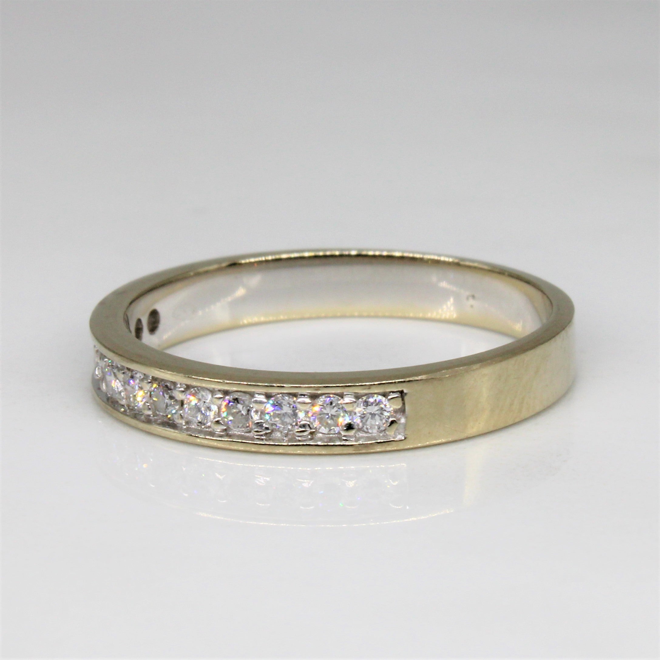 Channel Set Semi Eternity Band | 0.20ctw | SZ 6.75 |