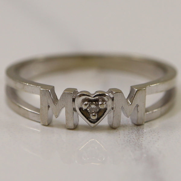 Diamond Mom Ring | 0.01ct | SZ 7 |