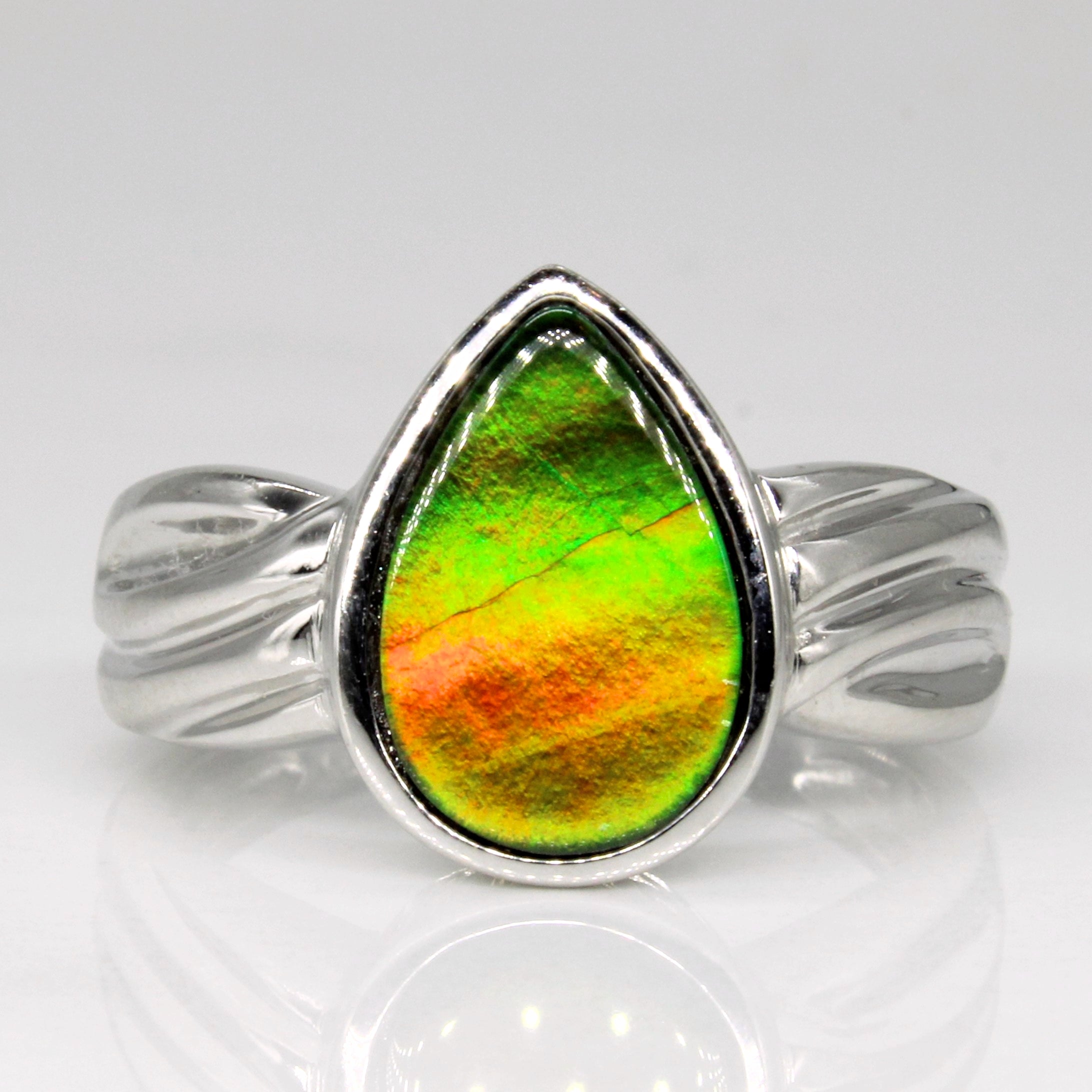 Ammolite Cocktail Ring | 1.51ct | SZ 8 |