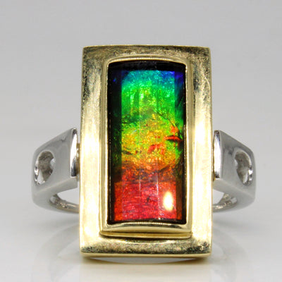 Ammolite Flippable Ring | 1.04ct | SZ 5.25 |