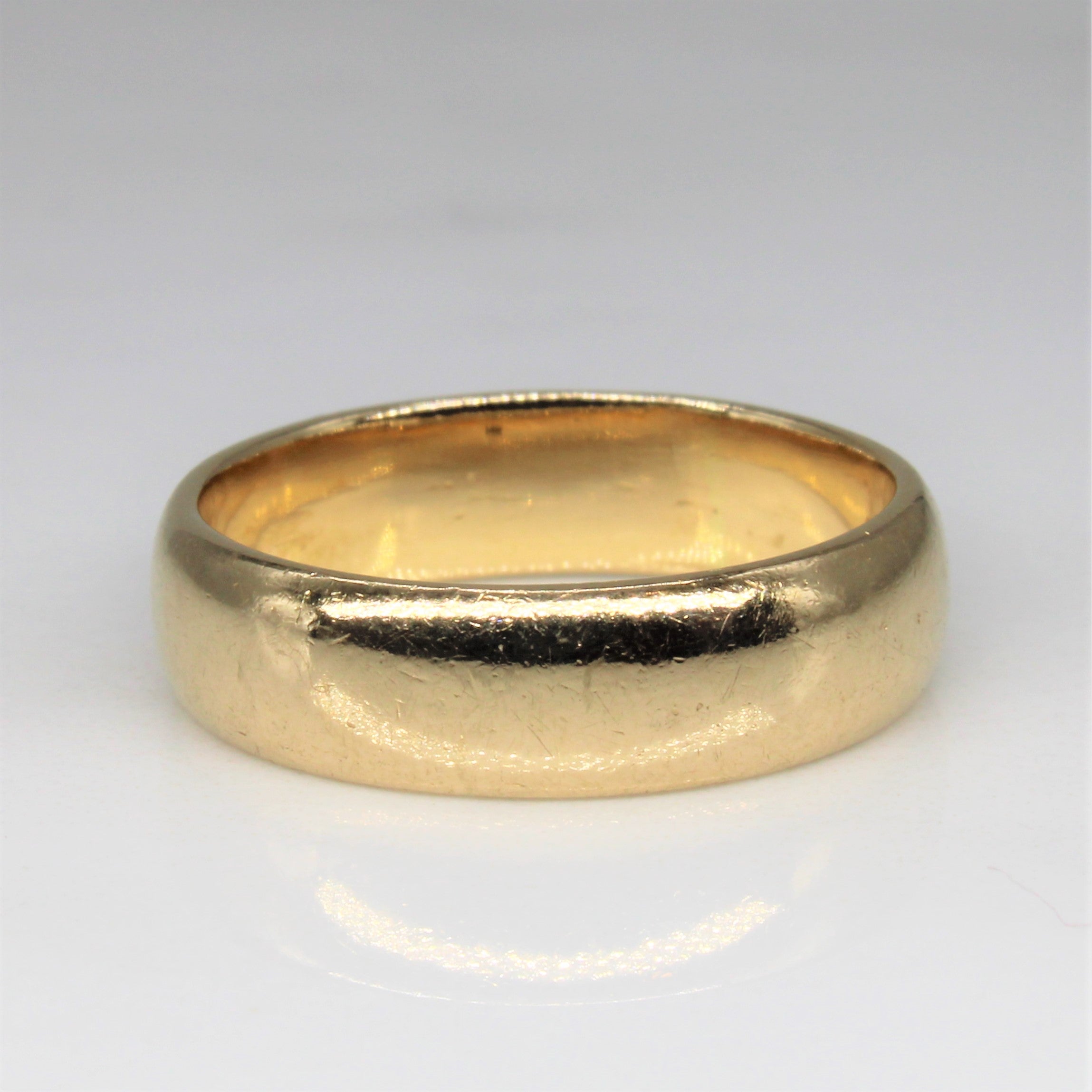 Gold Comfort Fit Band | SZ 6.25 |