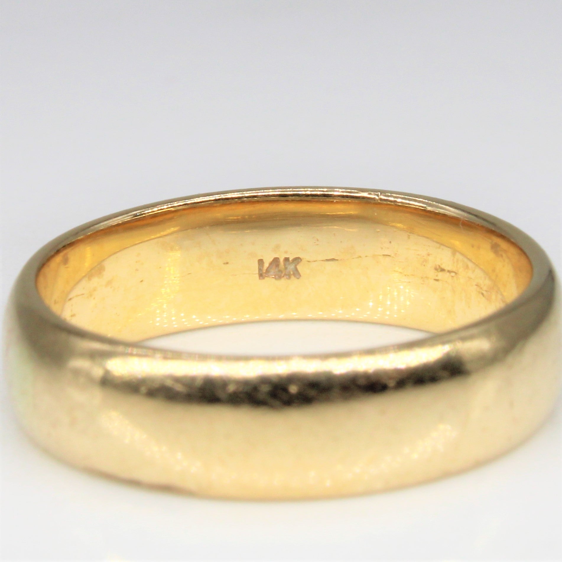 Gold Comfort Fit Band | SZ 6.25 |