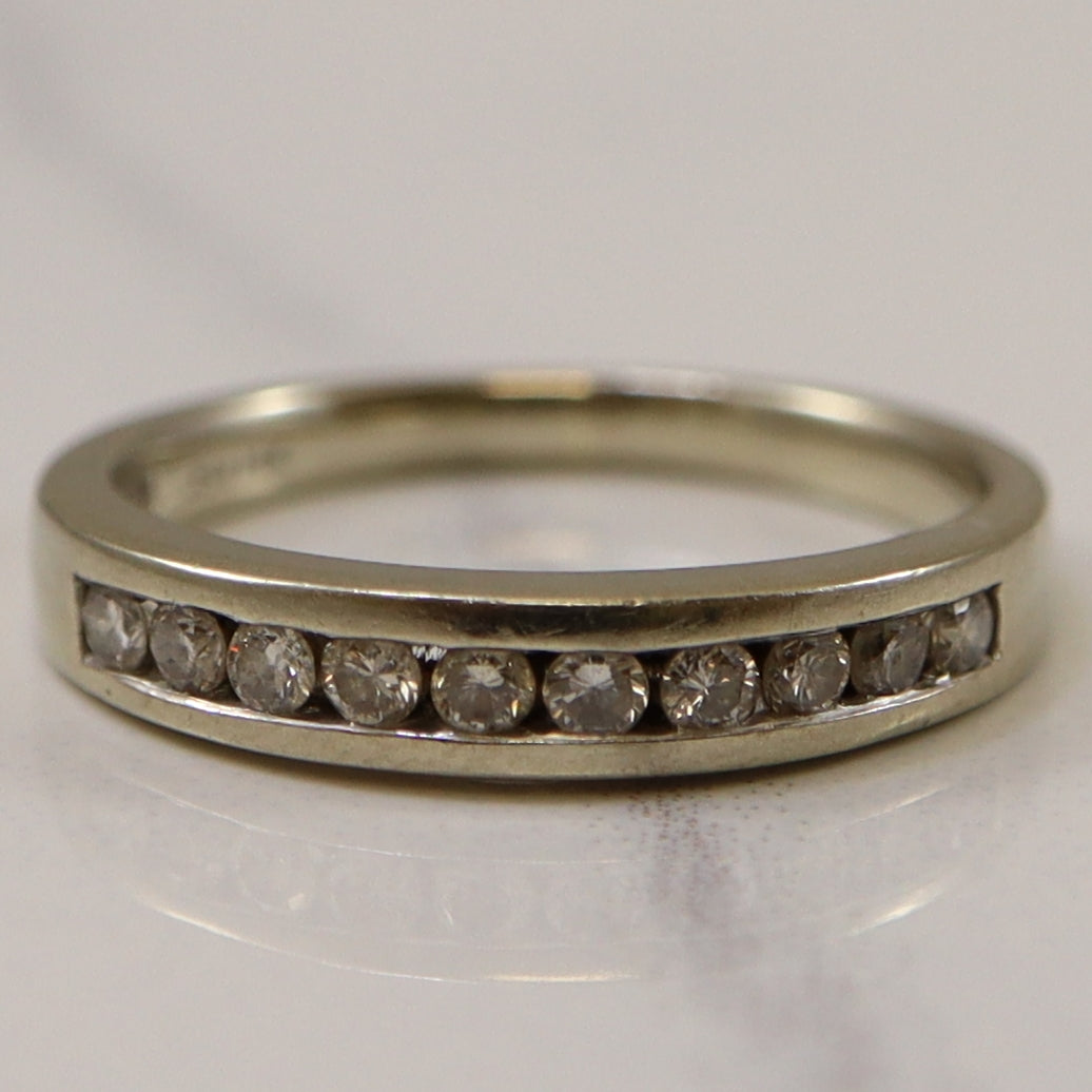 Channel Set Semi Eternity Diamond Ring | 0.25ctw | SZ 4.75 |