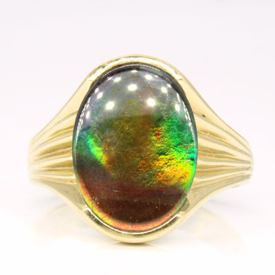 Ammolite Cocktail Ring | 2.70ct | SZ 11.25 |