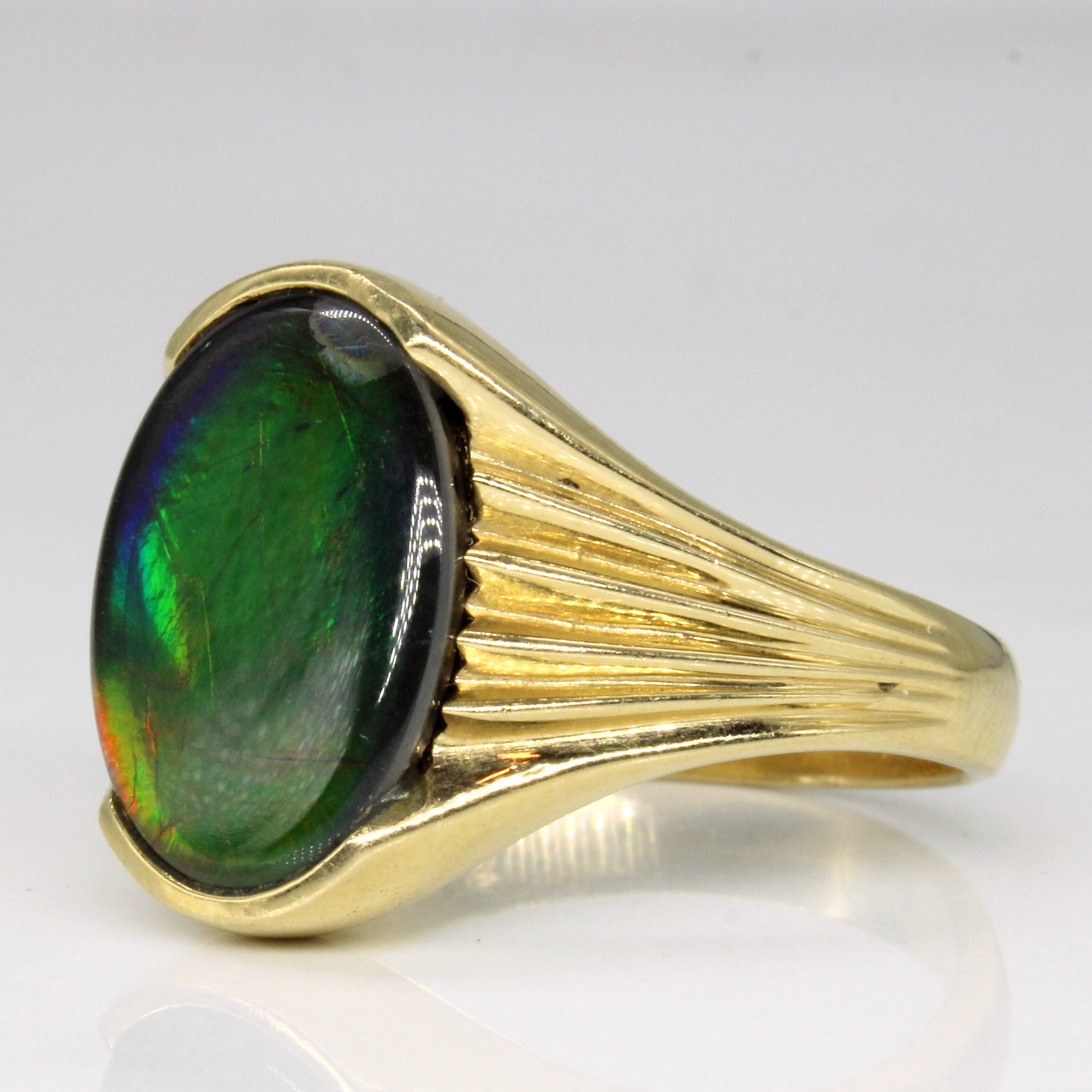 Ammolite Cocktail Ring | 2.70ct | SZ 11.25 |