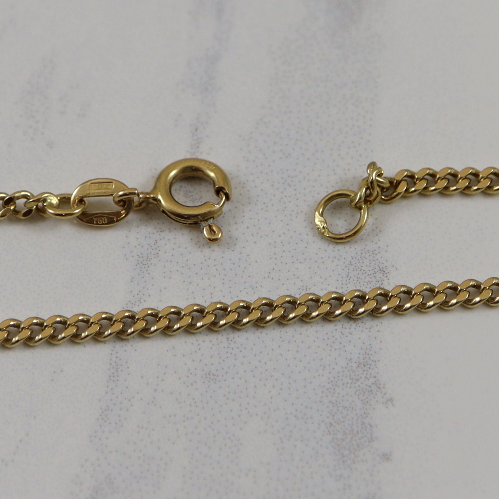 18k Yellow Gold Curb Chain | 26" |