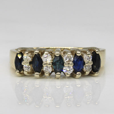 Sapphire & Diamond Ring | 0.42ctw, 0.12ctw | SZ 7.25 |
