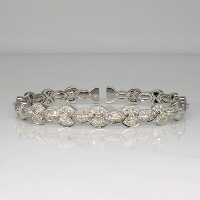Diamond Tension Bracelet | 0.75ctw | 7