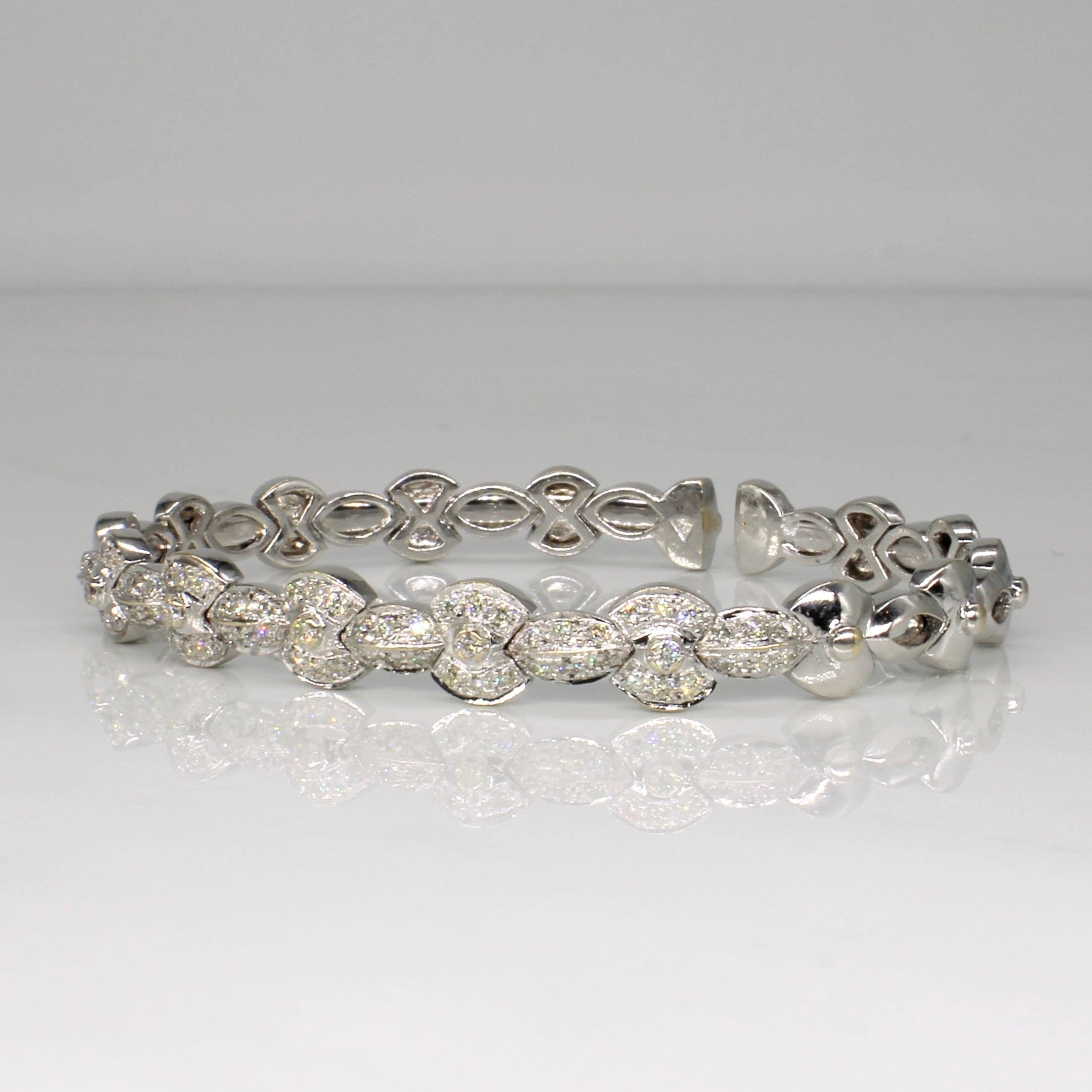 Diamond Tension Bracelet | 0.75ctw | 7" |
