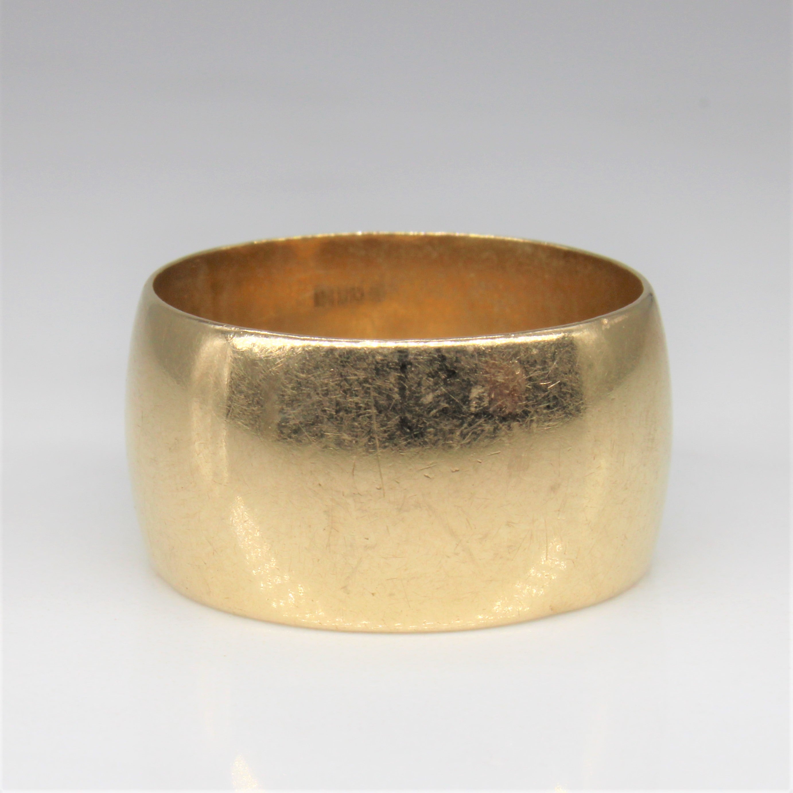 Yellow Gold Cigar Band | SZ 9.75 |