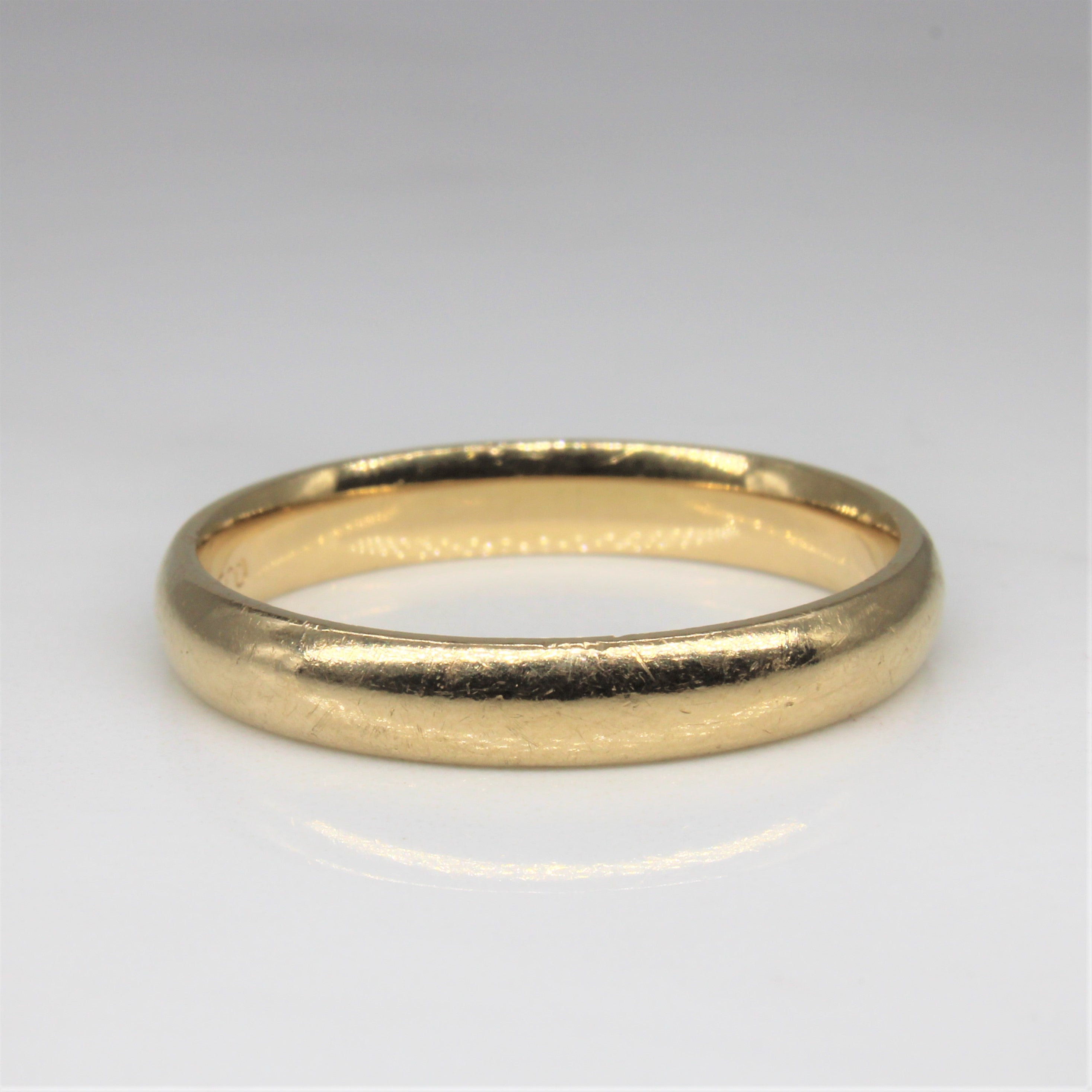 Classic Yellow Gold Band | SZ 12.25 |