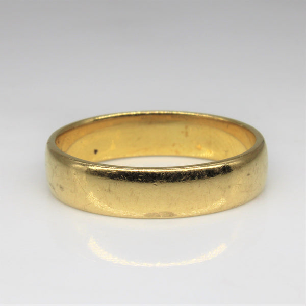 1960s Yellow Gold Band | SZ 9.25 |