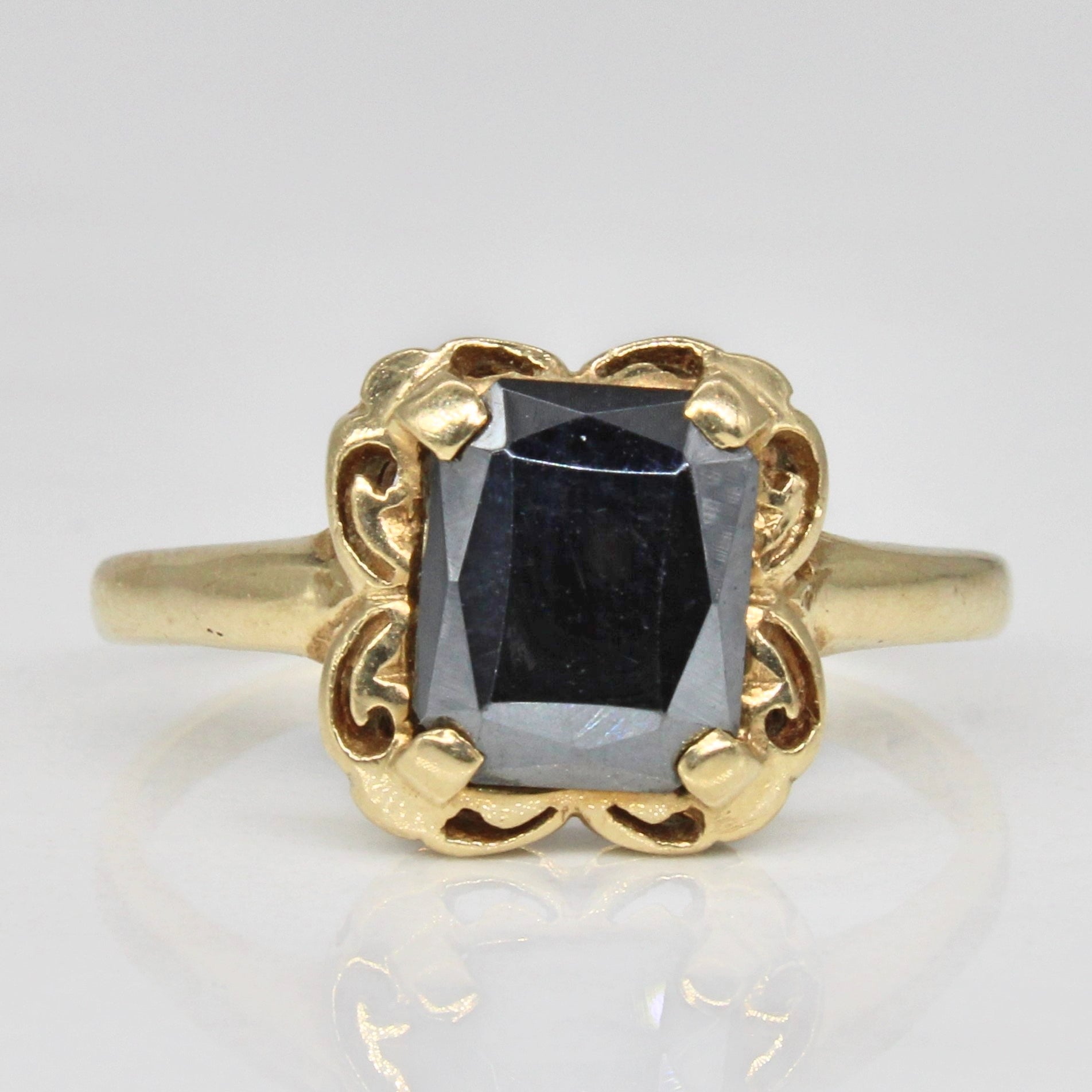 Retro Hematite Ring | 1.35ct | SZ 7.25 |