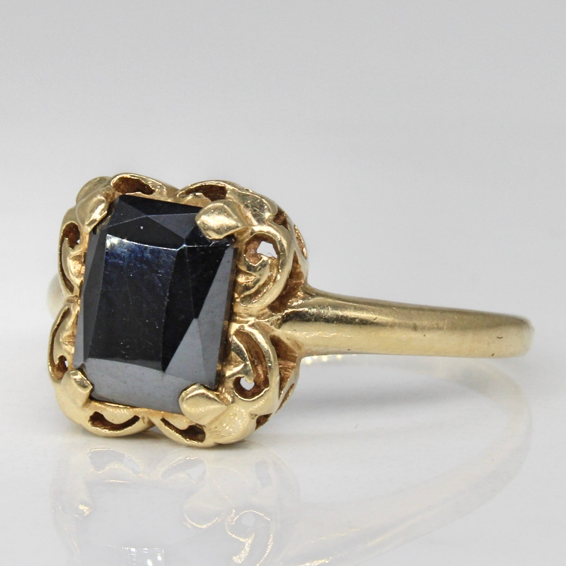Retro Hematite Ring | 1.35ct | SZ 7.25 |