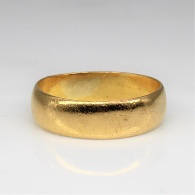 1900 Victorian Birmingham Yellow Gold Band | SZ 5 |