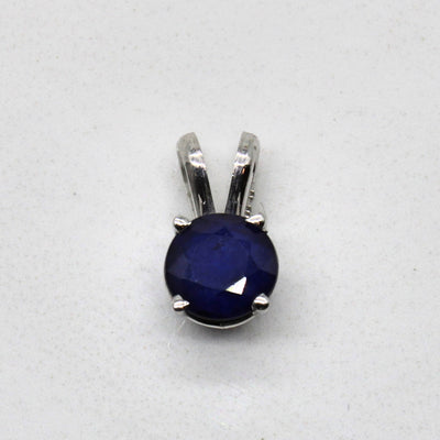 Synthetic Sapphire Pendant | 0.04ct |