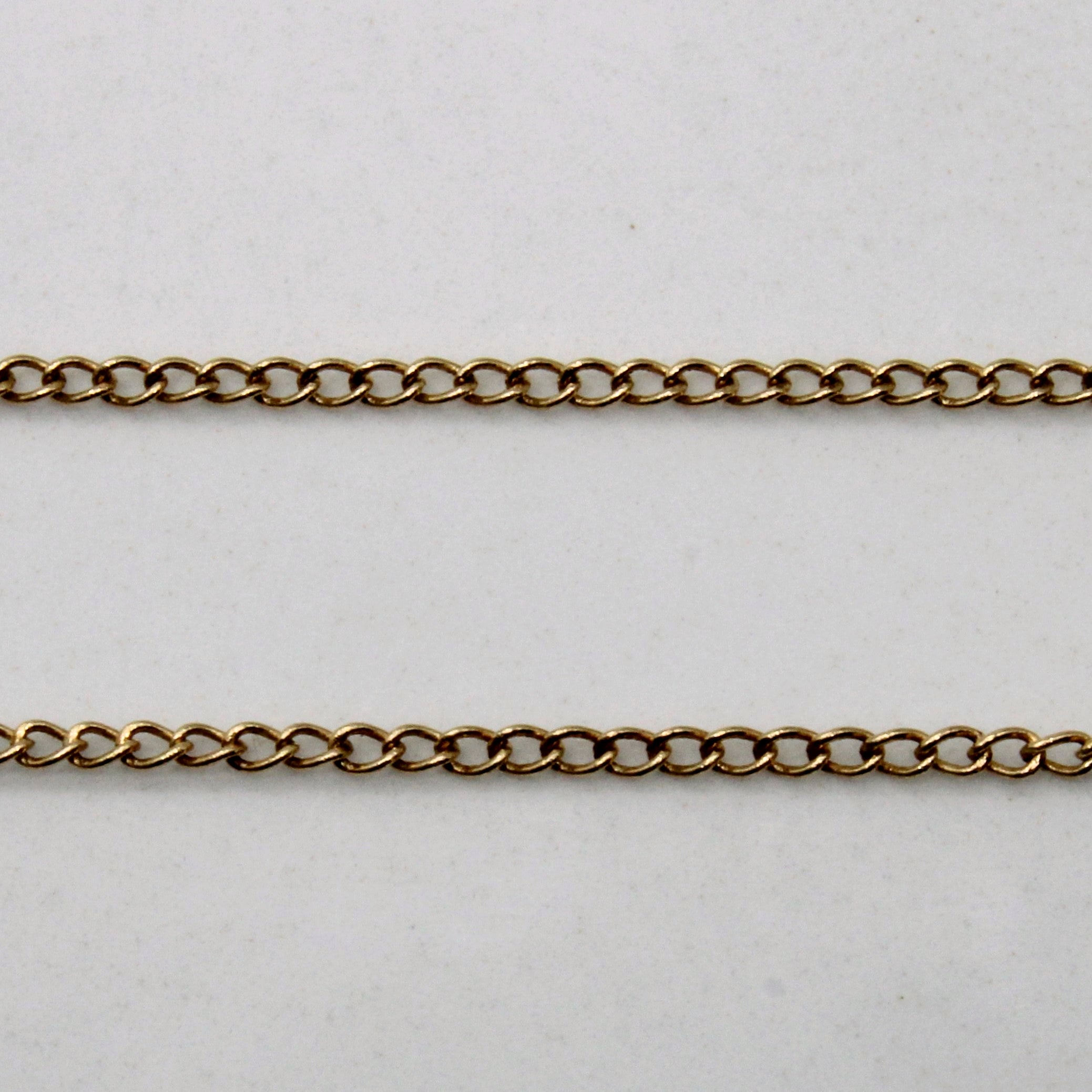 Pearl & Diamond Pendant Necklace | 0.01ct | 15" |