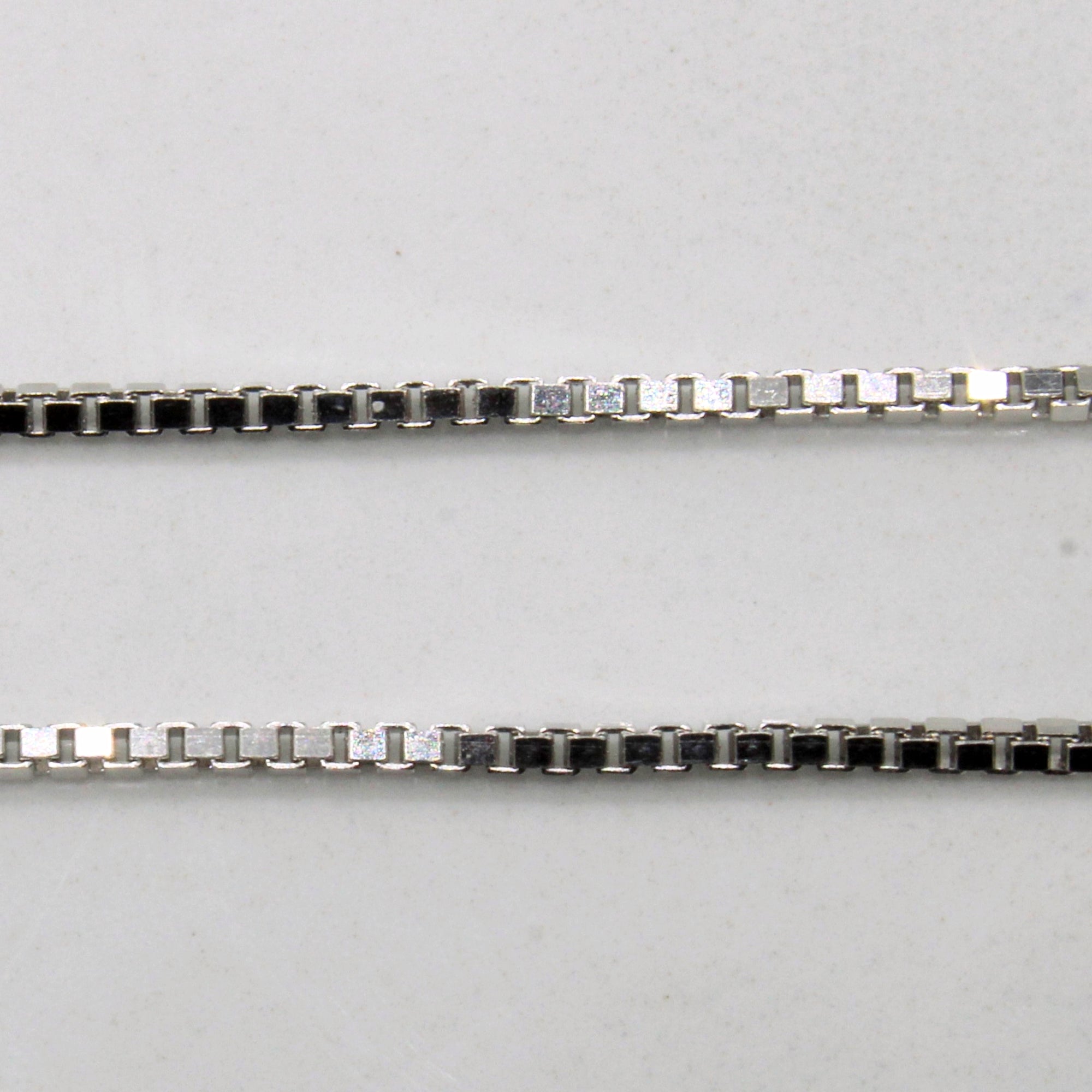 Sapphire & Diamond Triangular Necklace | 0.40ct, 0.03ctw | 16