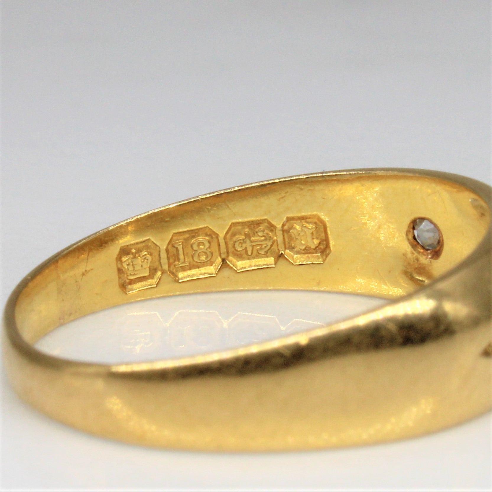 1880s Old Mine Diamond Ring | 0.16ctw | SZ 8 |