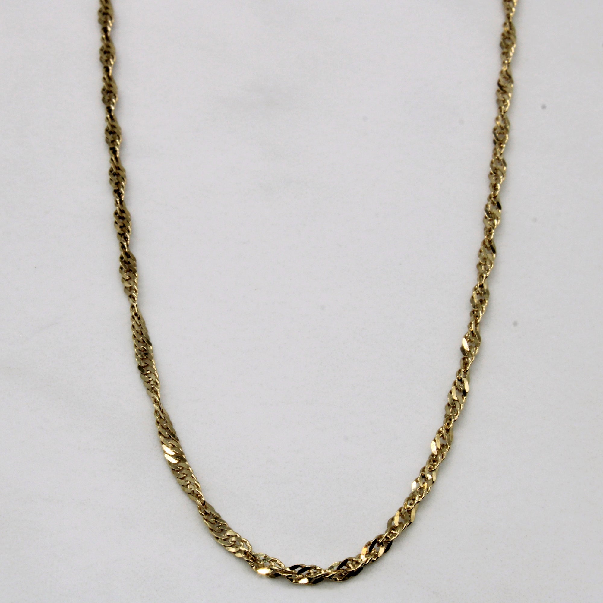 10k Yellow Gold Rope Chain | 16