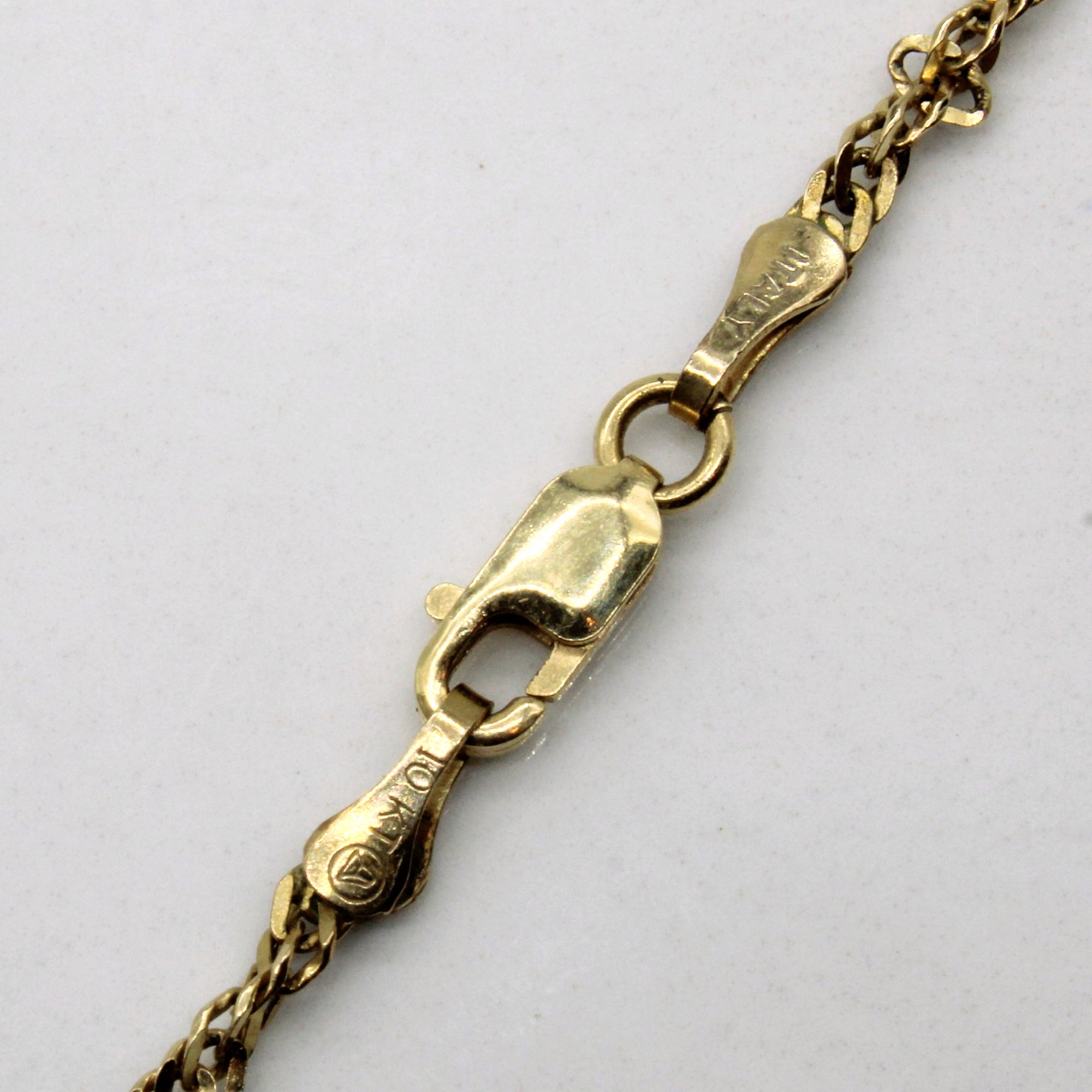 10k Yellow Gold Rope Chain | 16