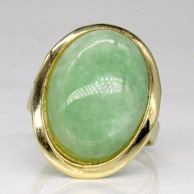 Jadeite Cocktail Ring | 10.60ct | SZ 6.75 |