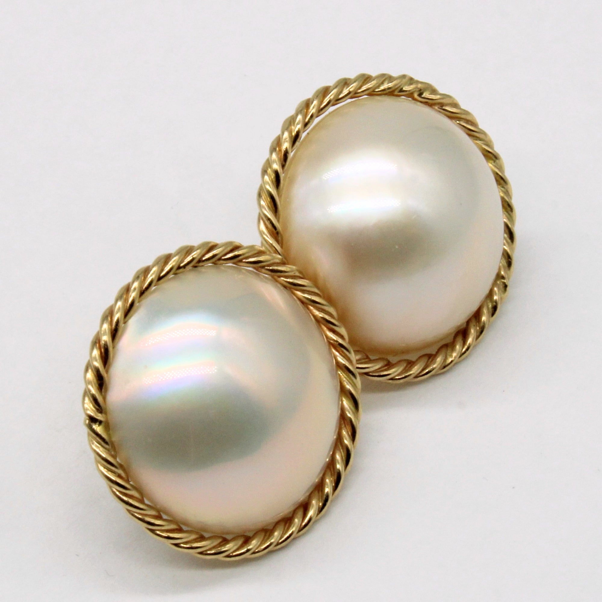 Mabe Pearl Cocktail Earrings