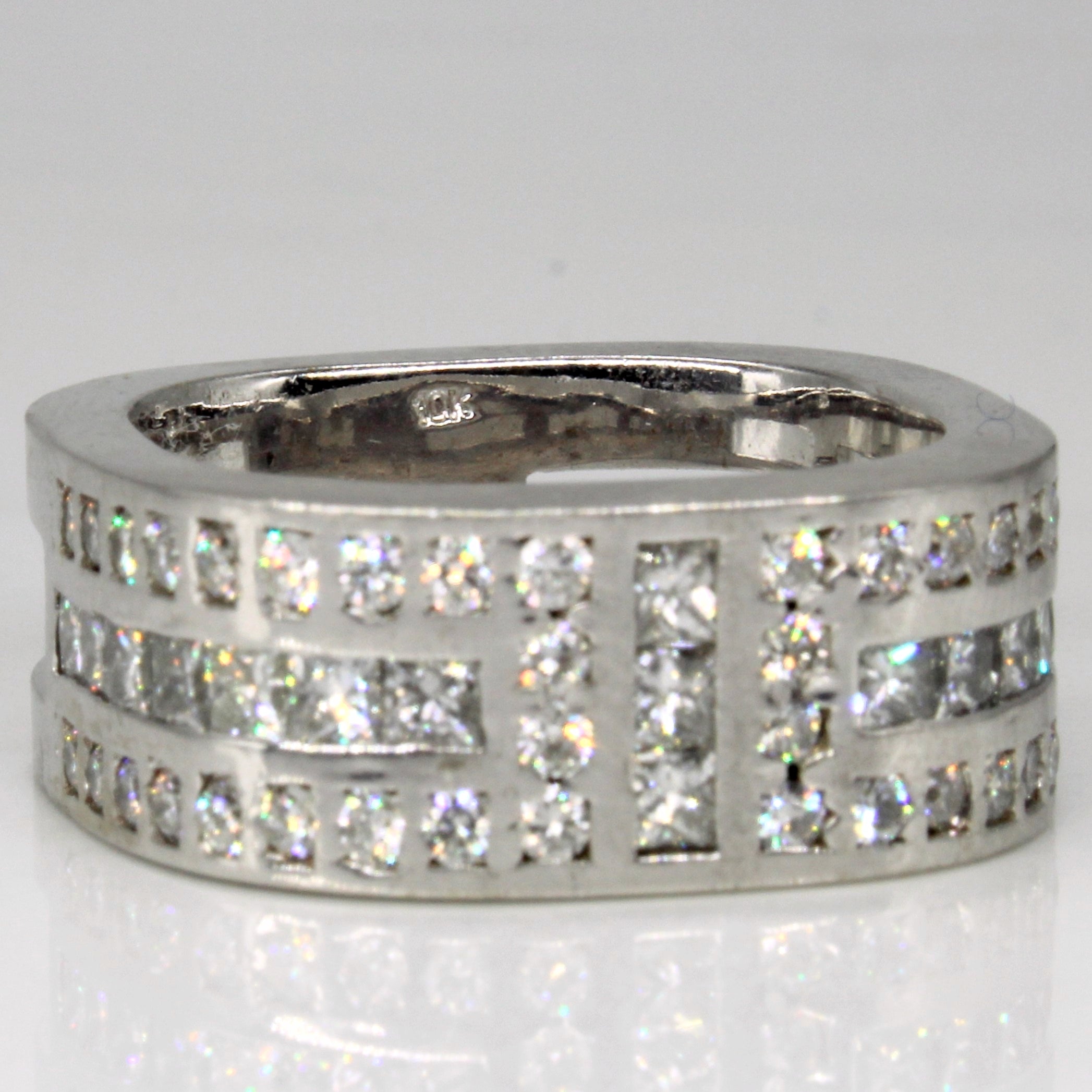 Multi Channel Diamond Wide Band | 2.00ctw | SZ 10 |