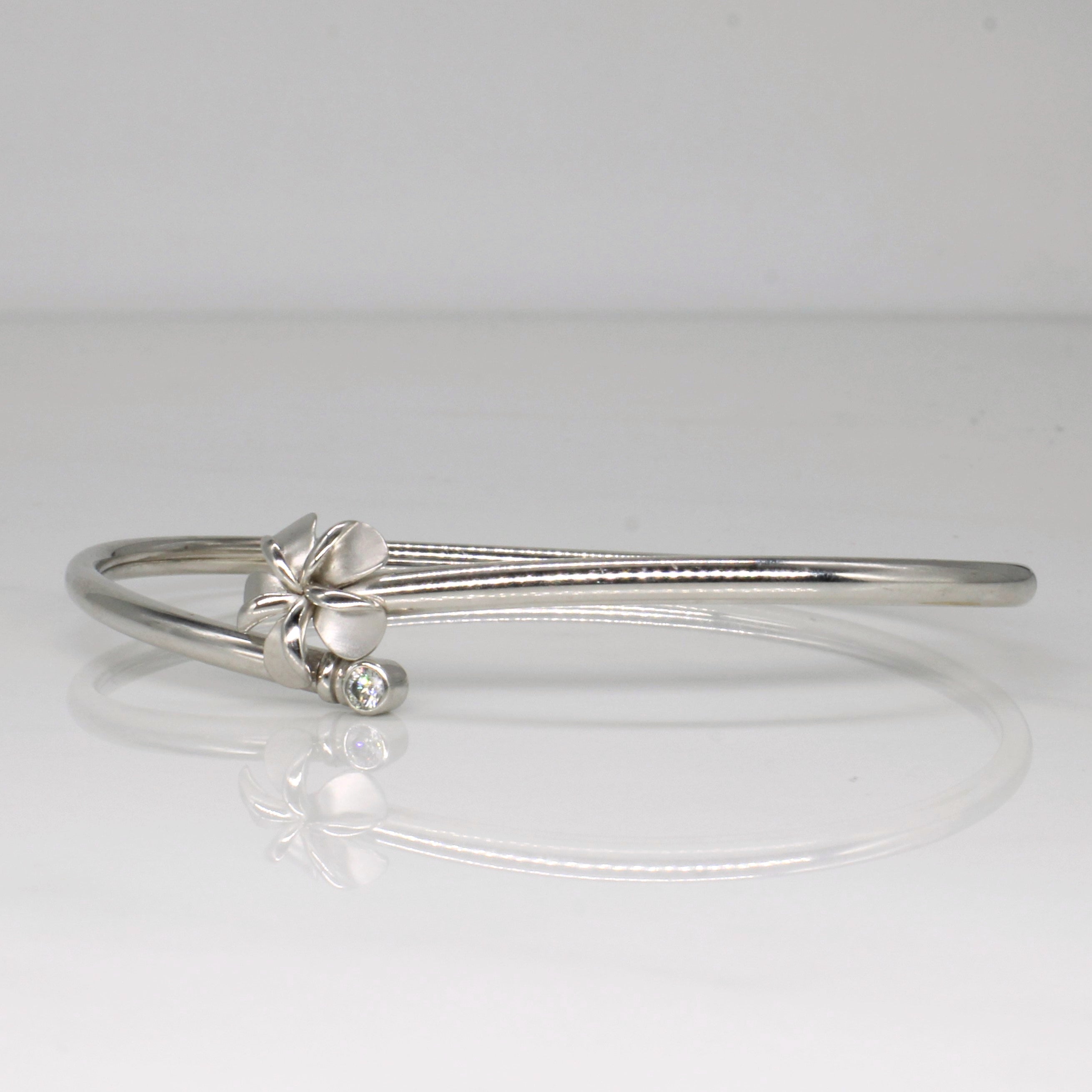 Diamond Floral Bracelet | 0.07ct | 7.5" |