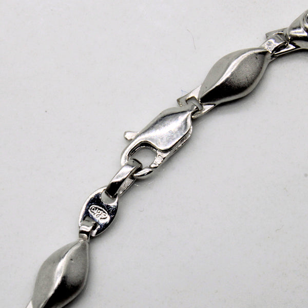 Bezel Set Diamond Link Bracelet | 0.24ctw | 7.5