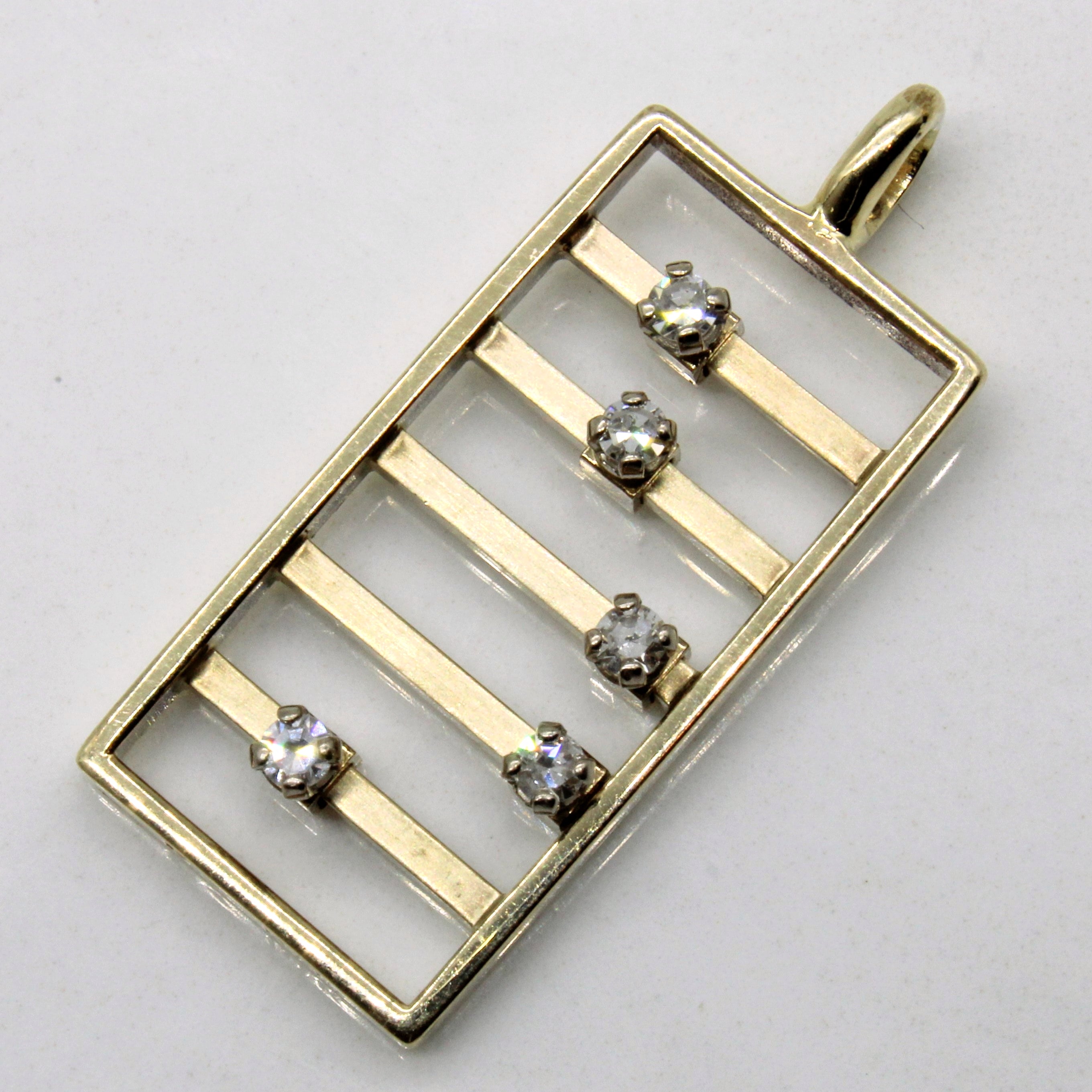 Diamond Abacus Pendant | 0.13ctw |