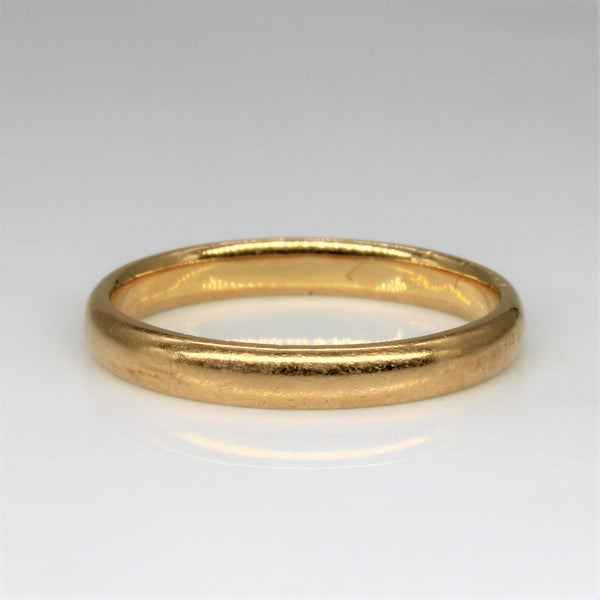 1940s Yellow Gold Band | SZ 7 |