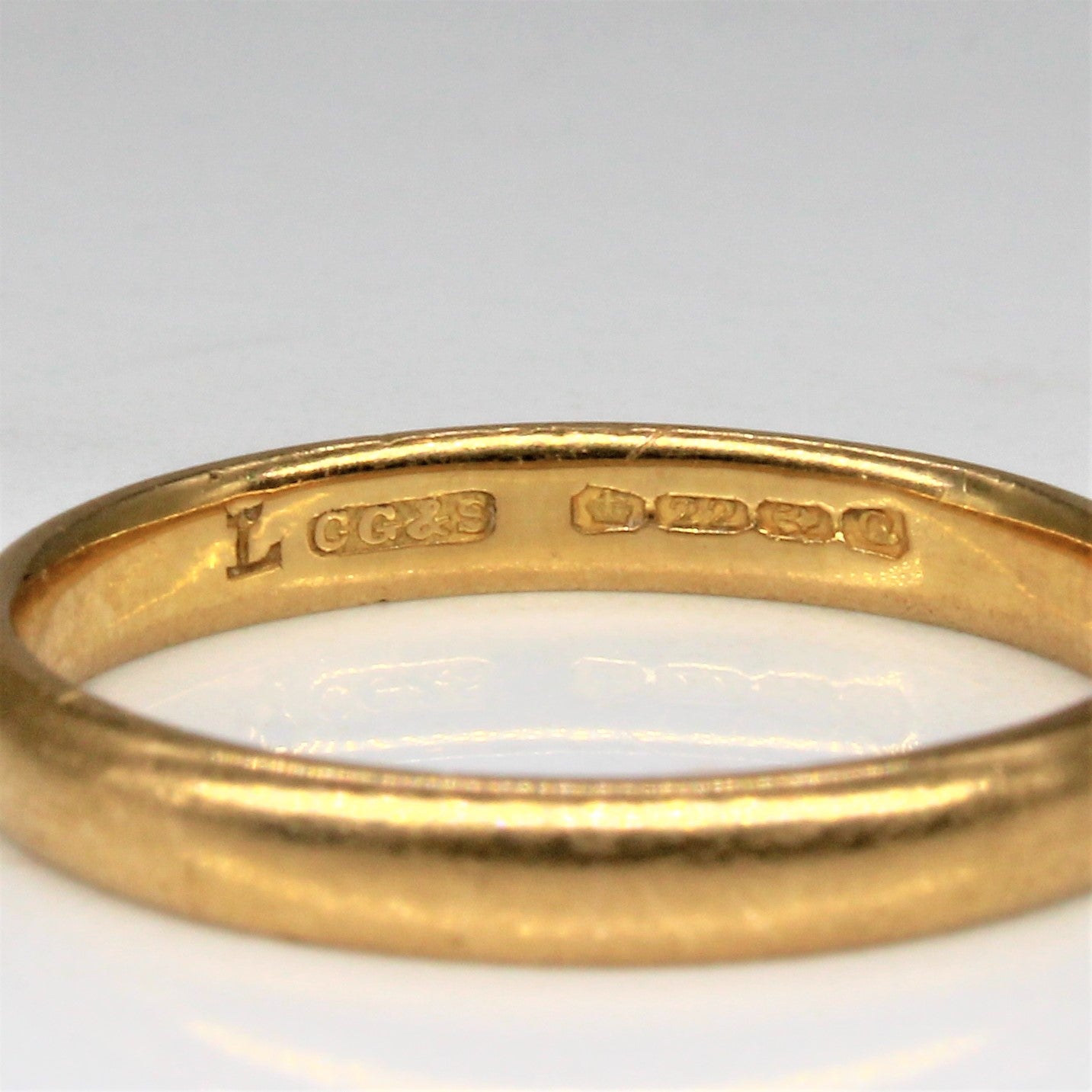 1940s Yellow Gold Band | SZ 7 |