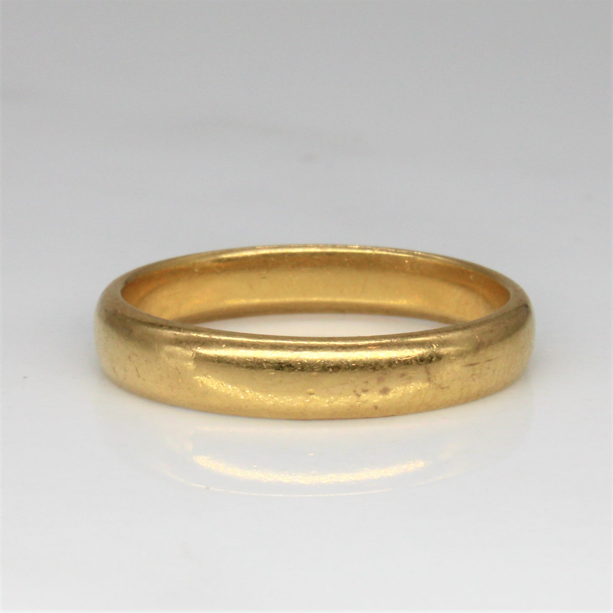 1894 Victorian Birmingham 22k Yellow Gold Band | SZ 6.5 |