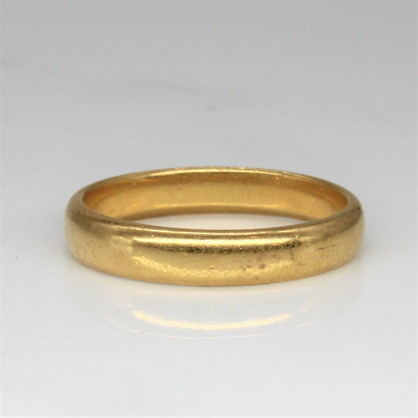 Late 1800s Yellow Gold Band | SZ 6.5 |