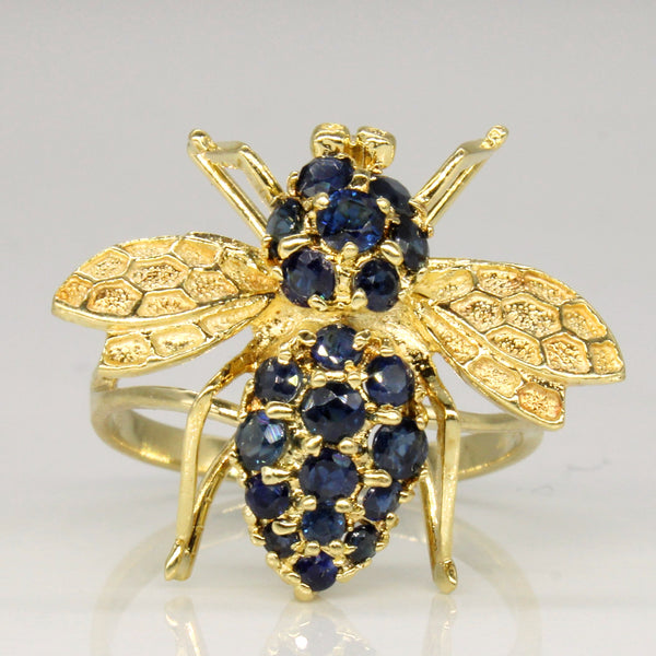 Sapphire Bee Ring | 0.90ctw | SZ 7.75 |