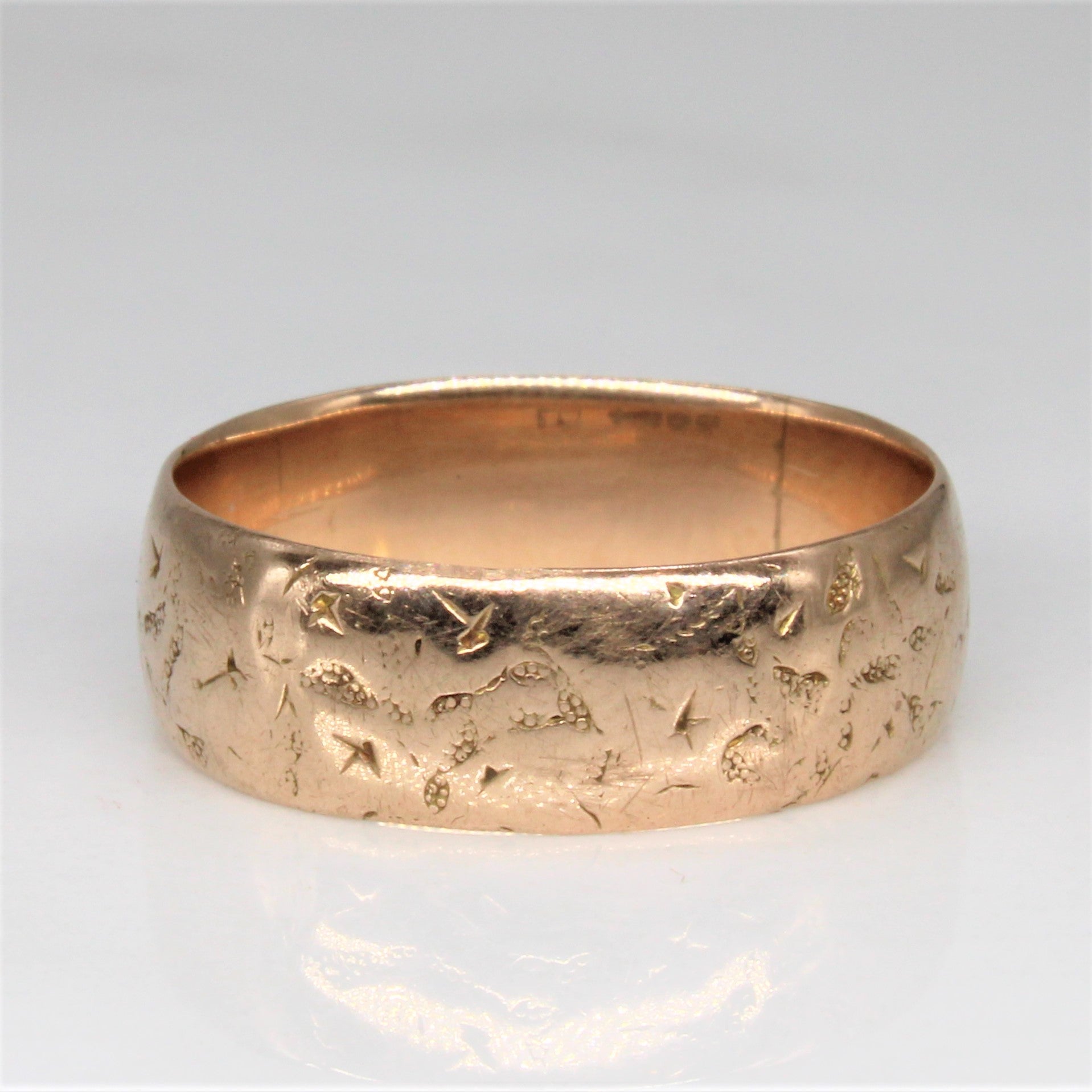 Edwardian Vine Patterned Band | SZ 6.75 |