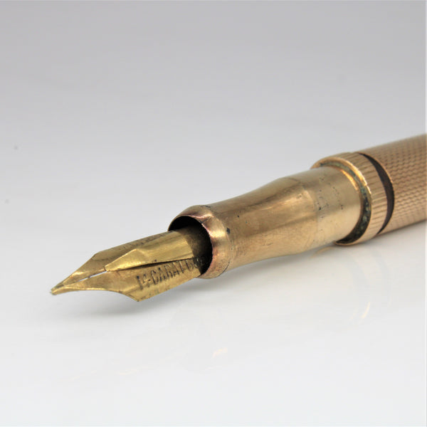 Edwardian 9k Gold Fountain Pen | 5.75