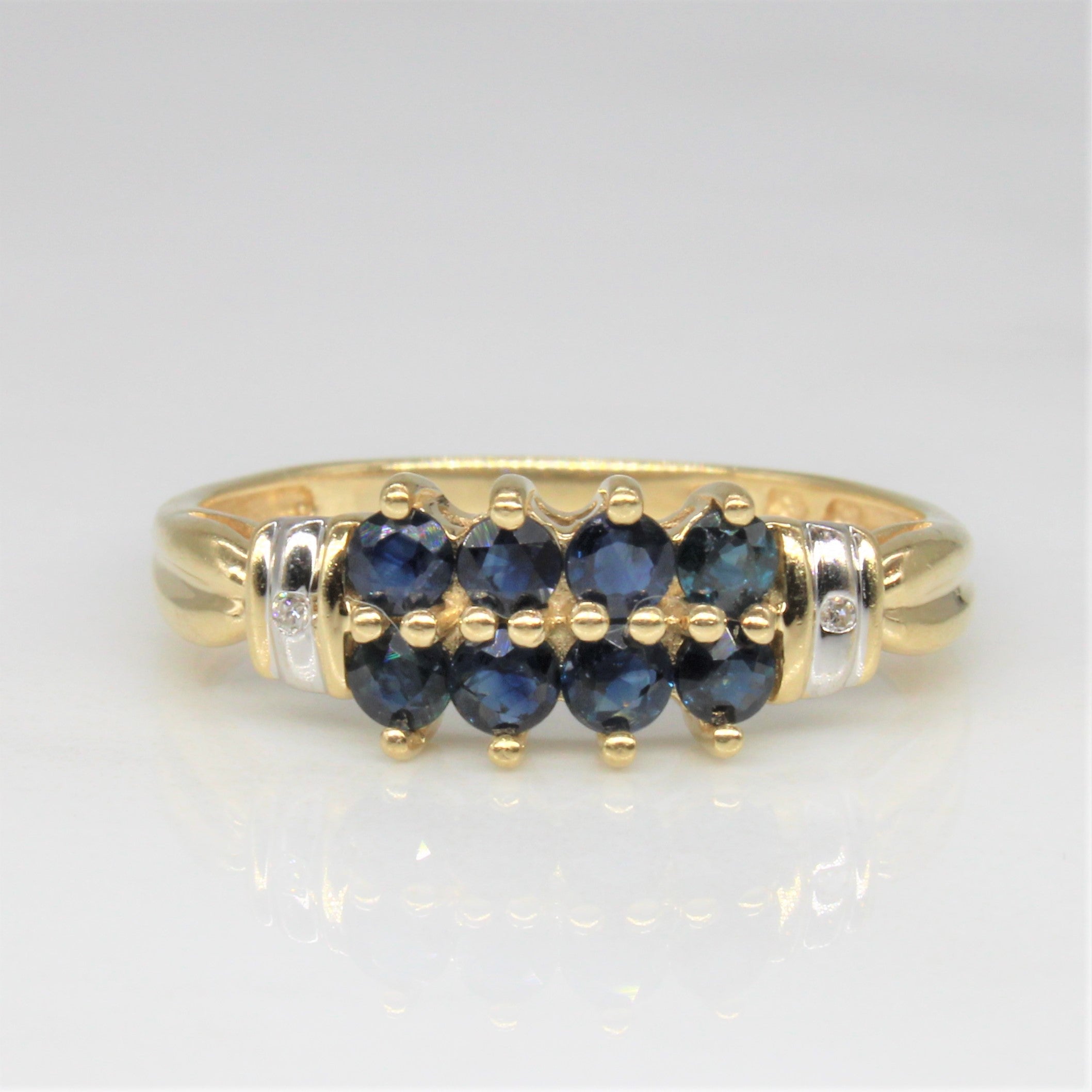 Sapphire & Diamond Ring | 0.50ctw, 0.02ctw | SZ 7.25 |