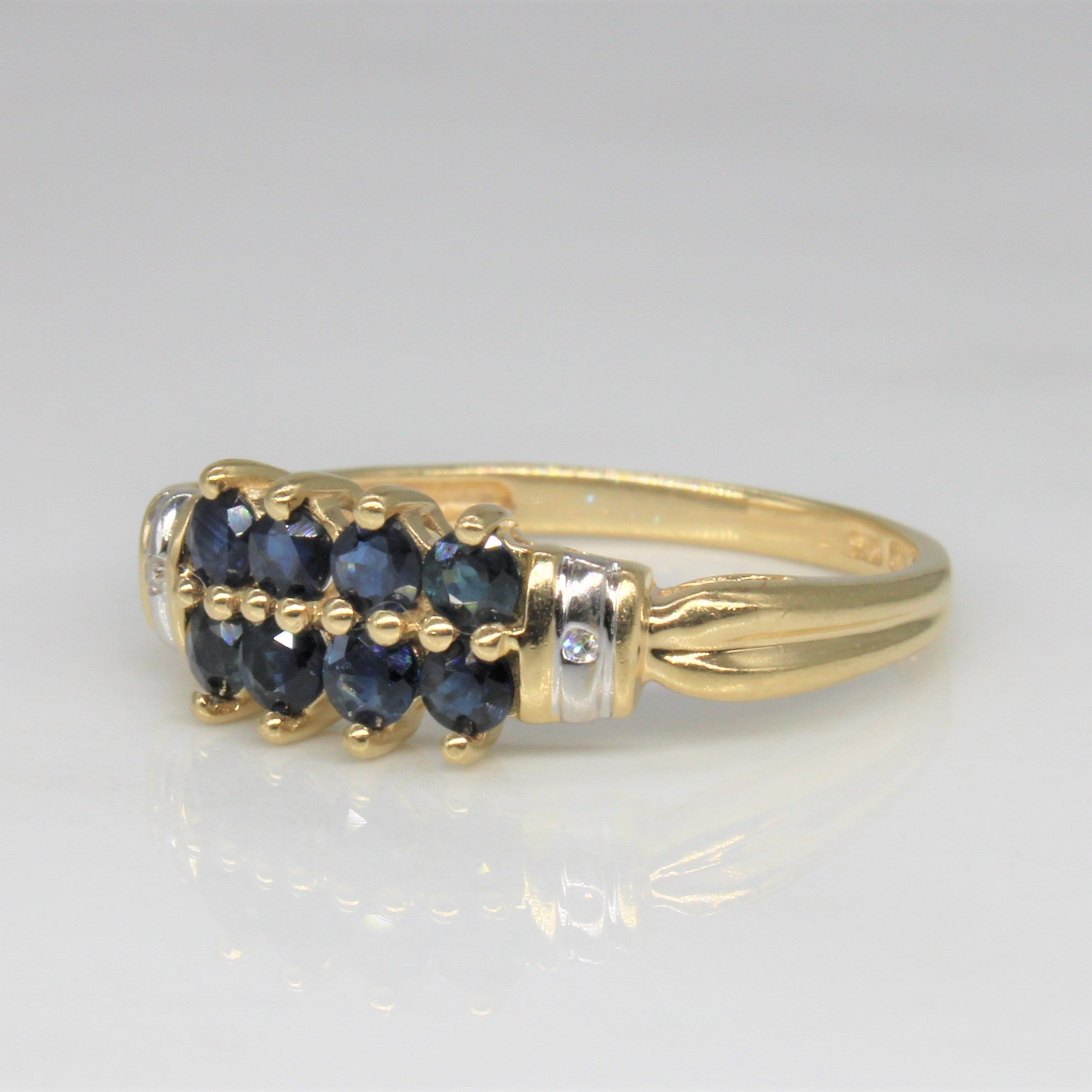 Sapphire & Diamond Ring | 0.50ctw, 0.02ctw | SZ 7.25 |