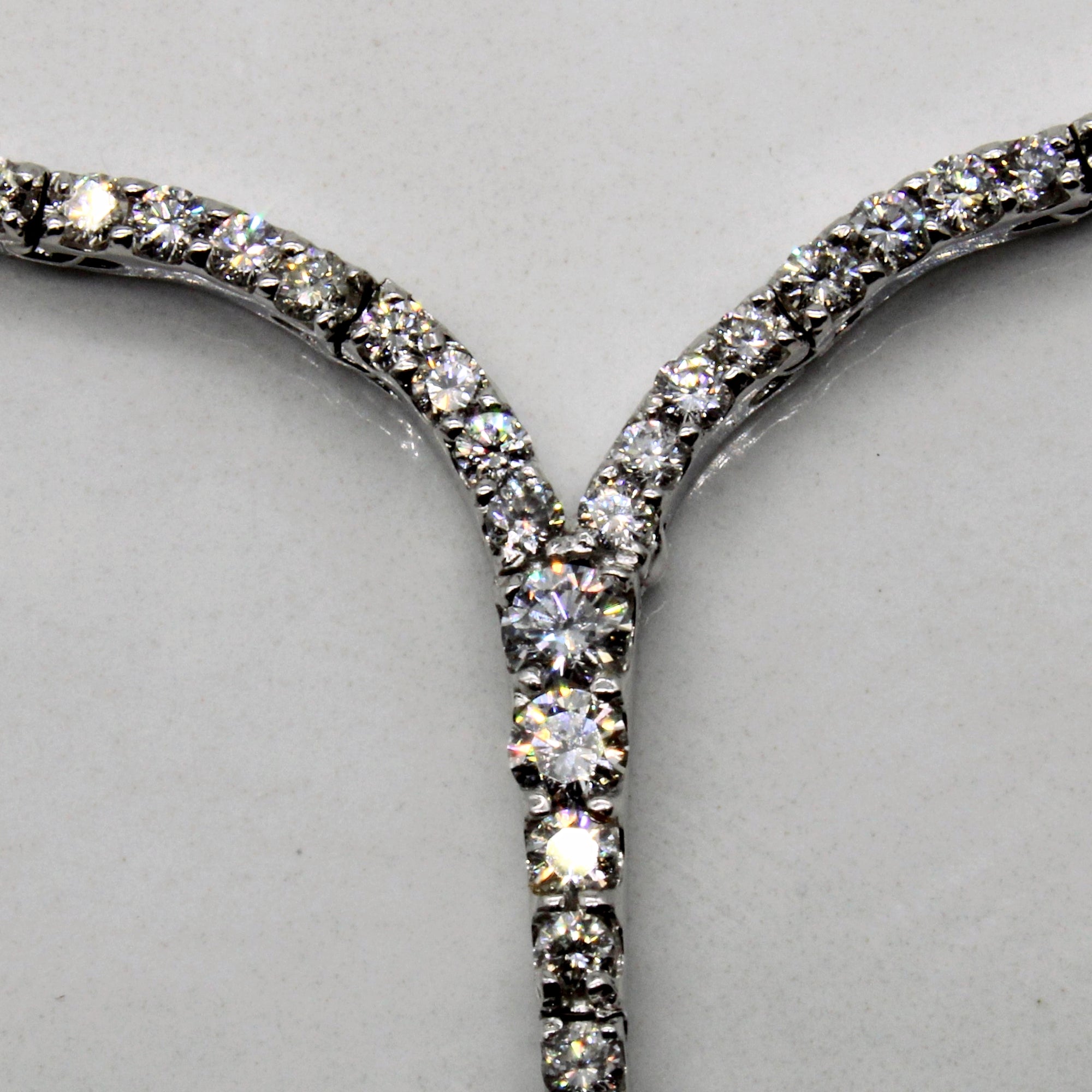 Diamond Drop Necklace | 2.15ctw | 16