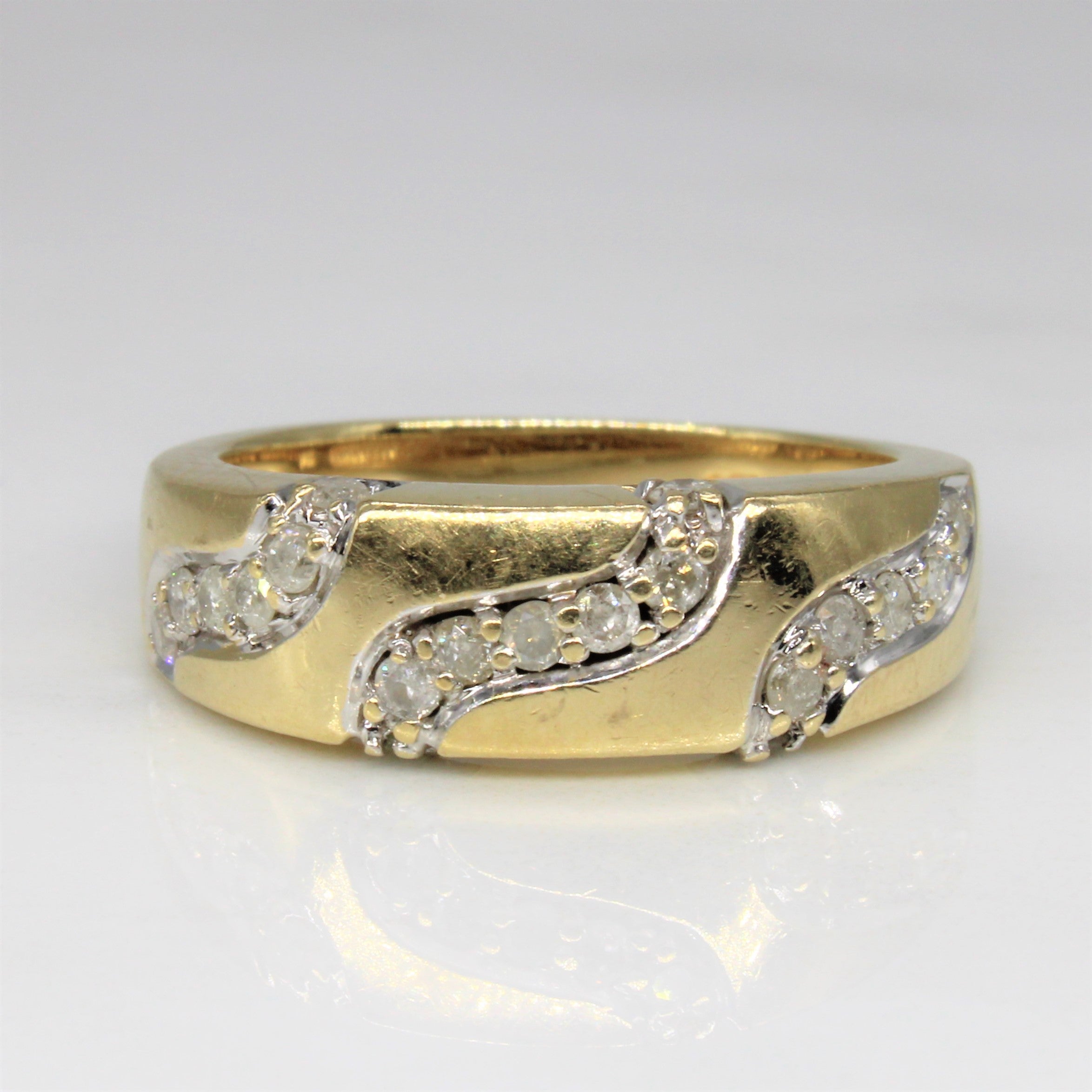 Diamond Wave Band | 0.23ctw | SZ 7 |