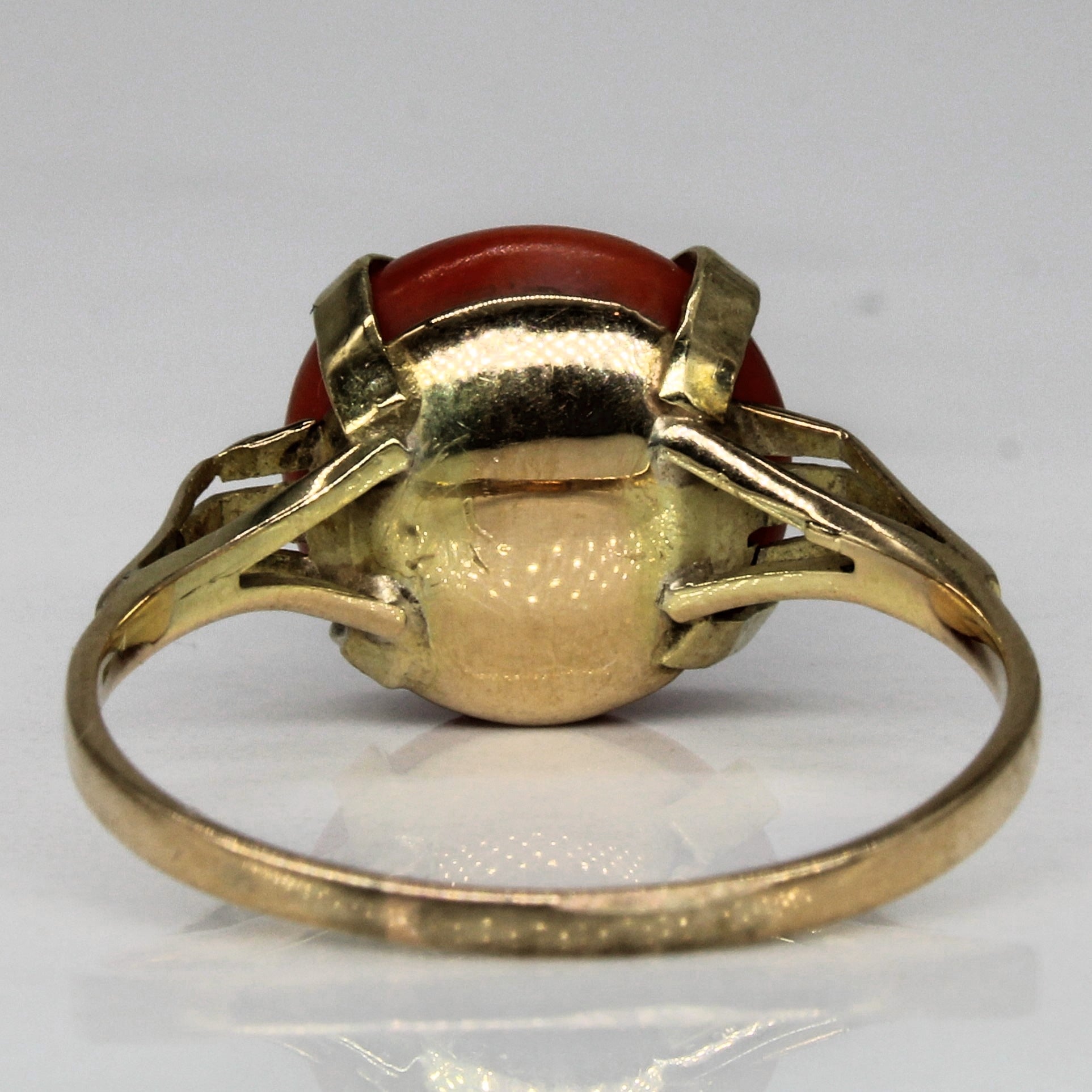 Coral Cocktail Ring | 6.40ct | SZ 8.5 |