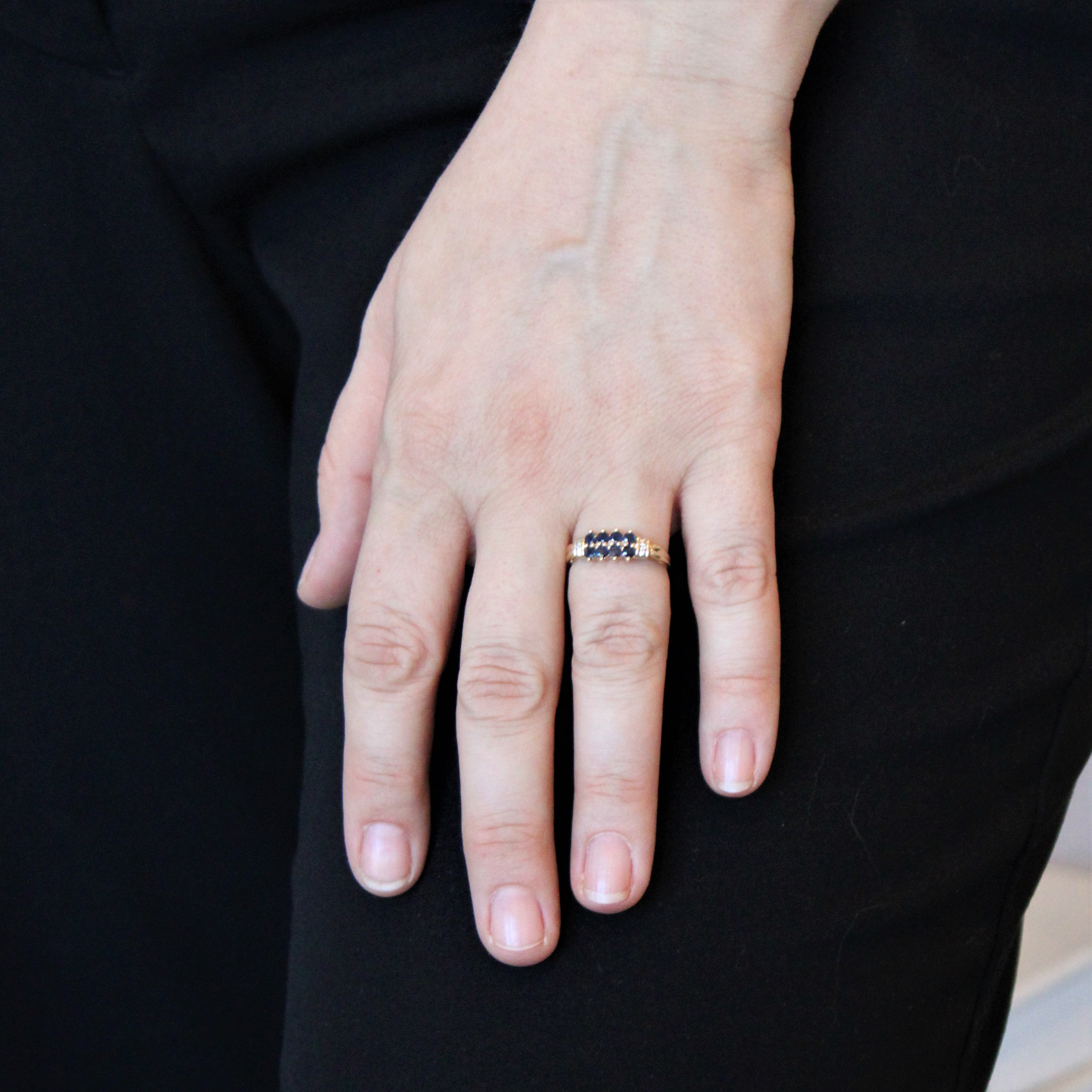 Sapphire & Diamond Ring | 0.50ctw, 0.02ctw | SZ 7.25 |