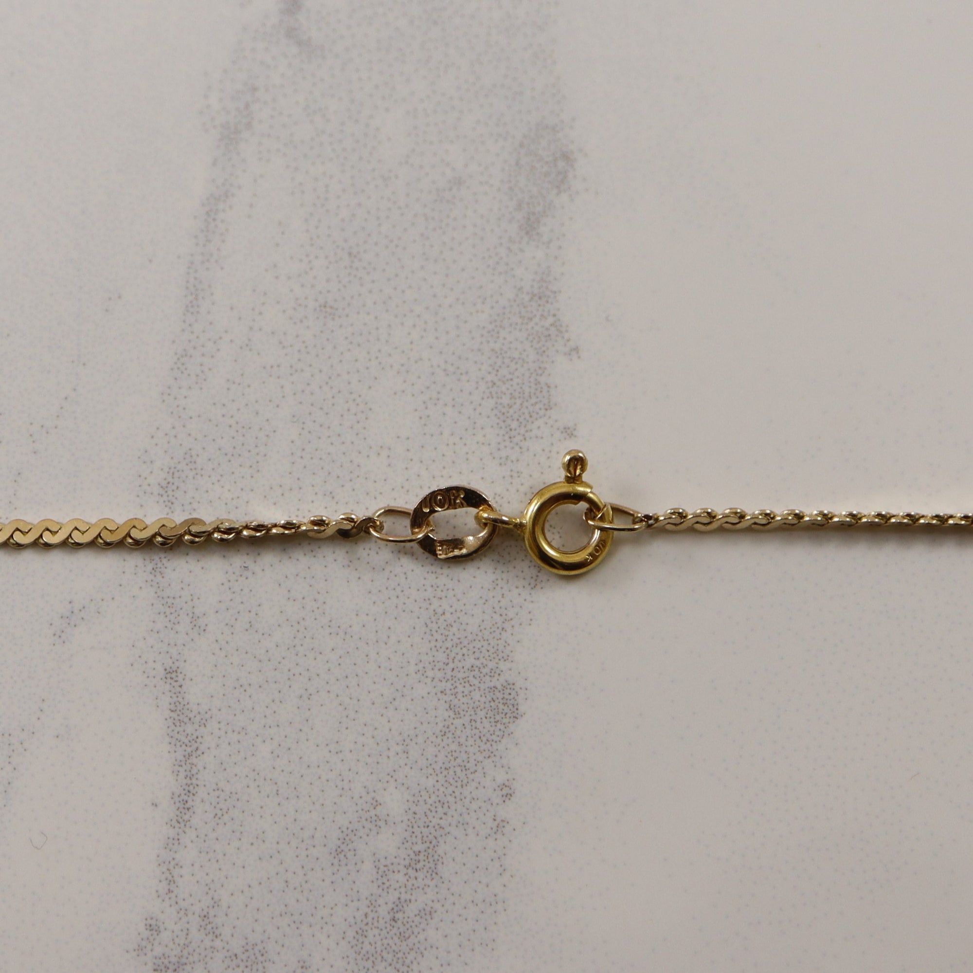 10k Yellow Gold Serpentine Chain | 16