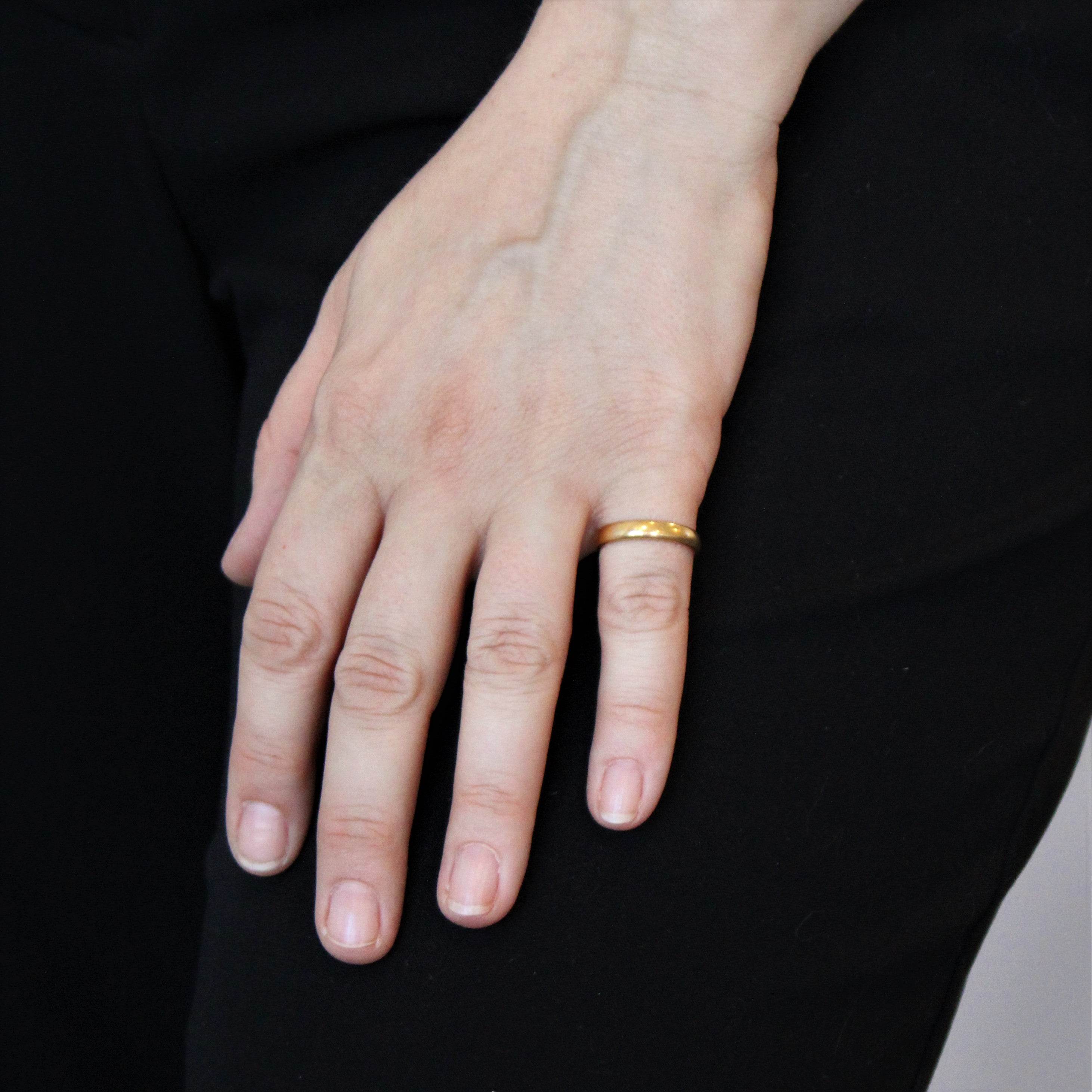 1894 Victorian Birmingham 22k Yellow Gold Band | SZ 6.5 |