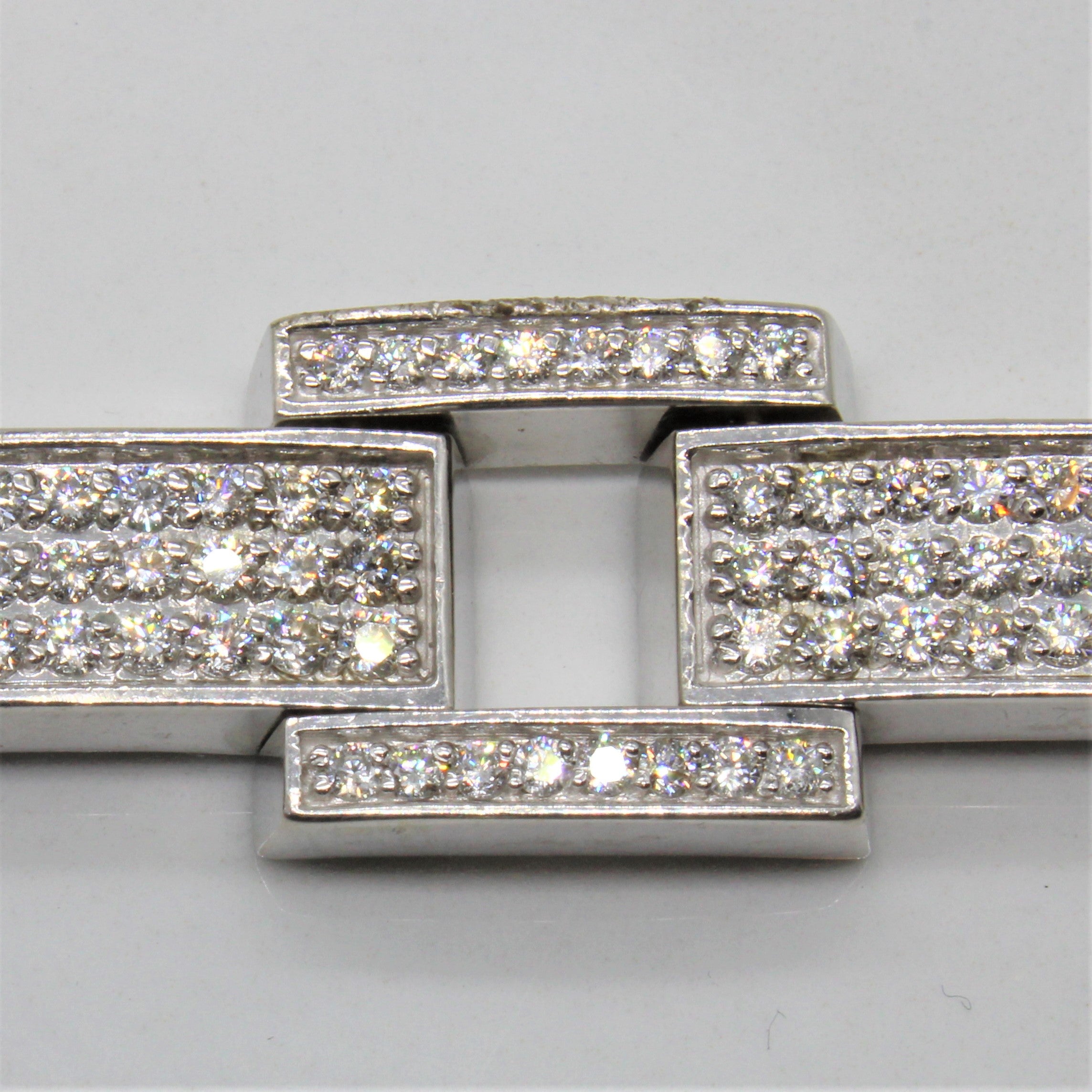 Heavy Diamond Link Bracelet | 7.00ctw | 8.5" |